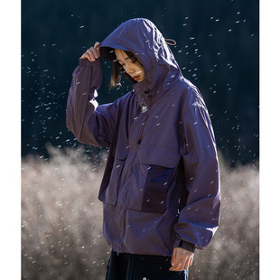 山系露营徒步防晒衣冲锋衣外套男女 Mountainvalley户外UPF50