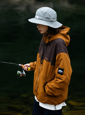 Mountain valley23FW户外山系加绒防泼水连帽冲锋衣外套 防风夹克