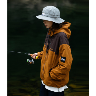 Mountain 防风夹克 valley23FW户外山系加绒防泼水连帽冲锋衣外套