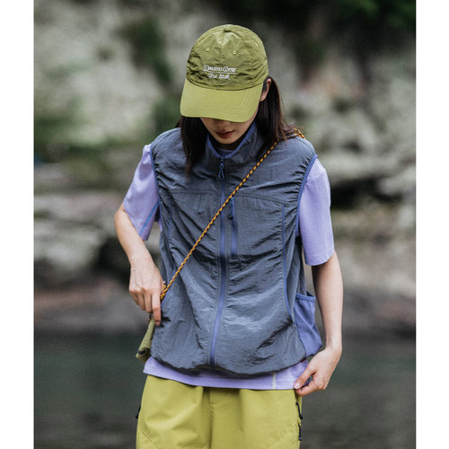 山系户外轻量徒步机能薄款马甲