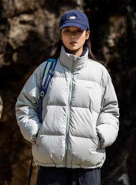 Mountainvalley2024加厚白鸭绒立领羽绒服男女面包服短款羽绒外套