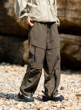 Mountainvalley2024户外机能速干防水工装裤男女宽松徒步旅行长裤