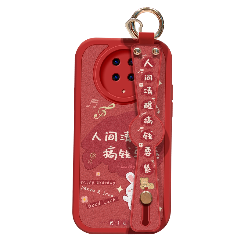小米红米K30斜挎腕带卡通手机壳