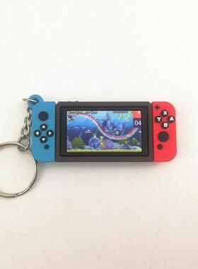 Super Mario Bros Switch Game Console Keychain toys Children&