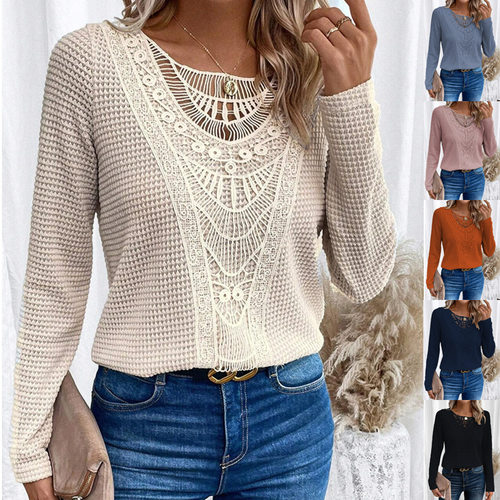 2026 European And American Autumn And Winter New Lace Stitch