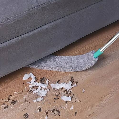 Washable Under-Bed Duster Extendable Crevice Cleaning Brush