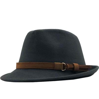 Women Men Wool Fedora Hat Jazz 男女毛呢小礼帽英伦爵士帽