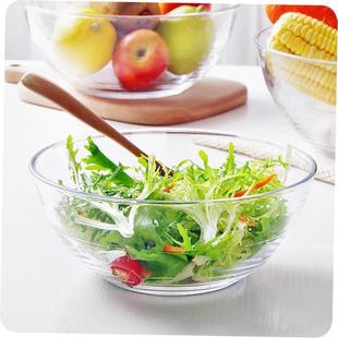 salad bowls glass bowl set dessert fruit storage bottles