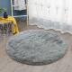 Fluffy Shaggy Area for Round Soft Rug Bedroom Circle