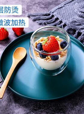 Cute Bear Double-layer Coffee Mug Double Glass Cup Carton