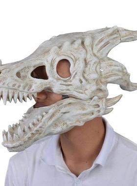 Dragon Mask Movable Jaw Dino 龙骨头面具 嘴巴可动恐龙头套