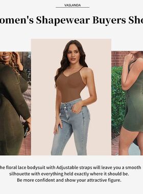 Seamless Bodysuit Shapewear Women Waist Trainer Body Shaper