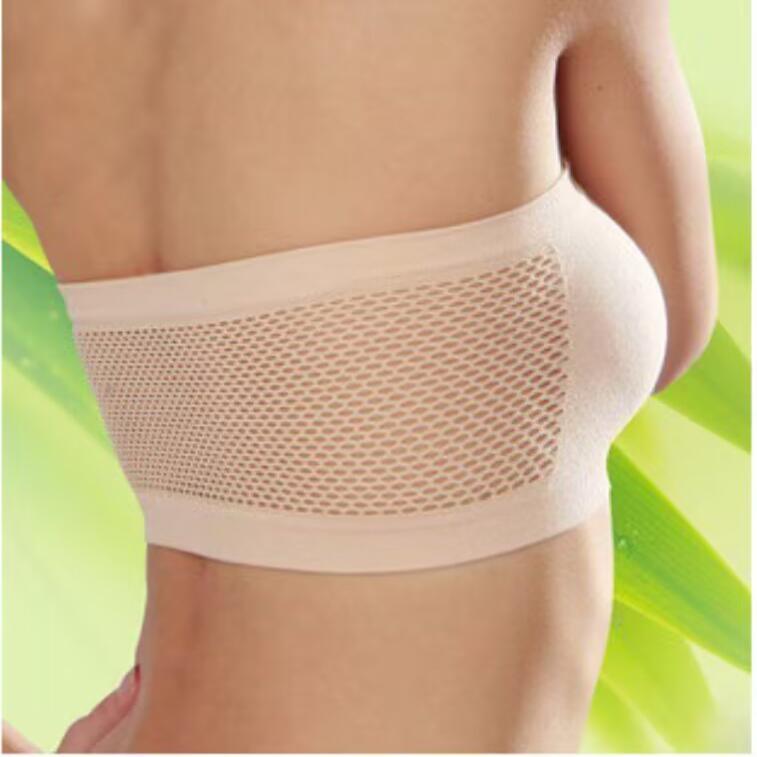 Lady's Sexy Strapless Crop Top Bra Bandeau Boob Tube Brassie