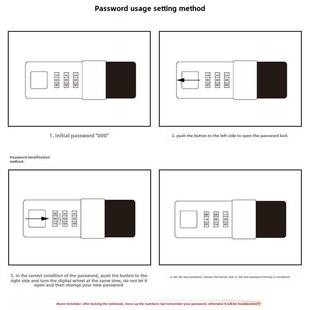 2025notebook password lock diary notebook travellers book