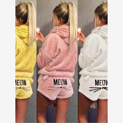 Autumn Winter Women Hoodies Suit Lady pajamas Loungewear 5XL