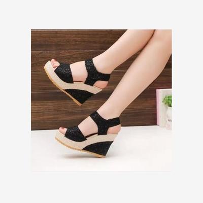 women summer Wedge High heels Platform shoes sandal shoe凉鞋