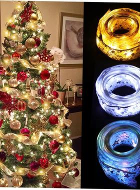 Festoon LED Ribbon String Lights Christmas Tree Decor For Ho