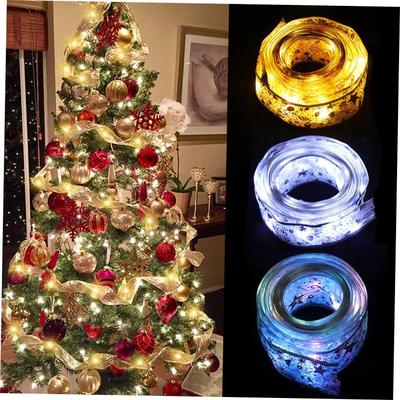 Festoon LED Ribbon String Lights Christmas Tree Decor For Ho