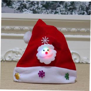 Santa hat Christmas old Light snowman man decorations