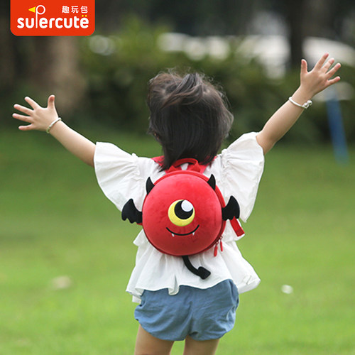 小恶魔supercute宝宝小书包可爱