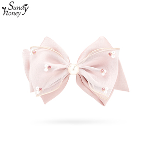 Sundyhoney蝴蝶精灵弹簧夹活力四射超仙横夹新潮魅力高颜值发饰