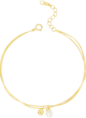 SundyHoney淡水珍珠手链S925银