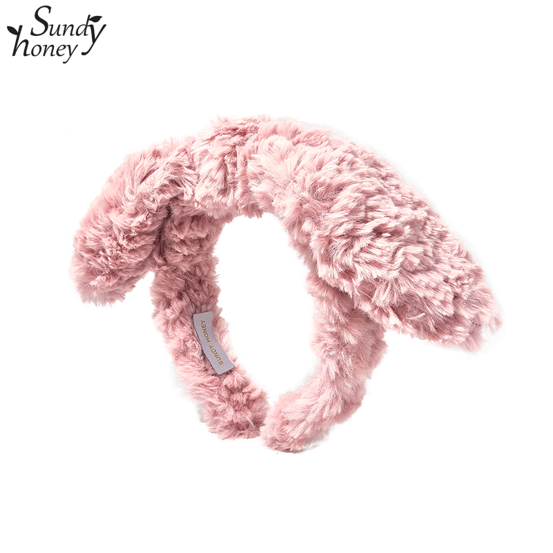 Sundyhoney发箍毛绒兔耳朵造型