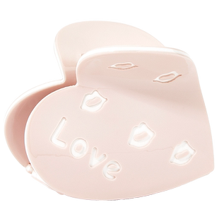 SundyHoney醋酸抓夹温馨爱心暖色发饰韩范高颜值发夹百搭碎发夹