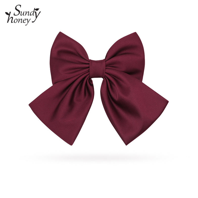 SundyHoney超大号酒红色发夹蝴蝶结复古发饰发饰顶夹,饰品/流行首饰/时尚饰品新,发饰,淘宝优惠券,粉丝福利购,淘宝优惠卷