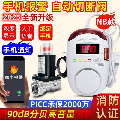 燃气报警器家用无线自动断气阀