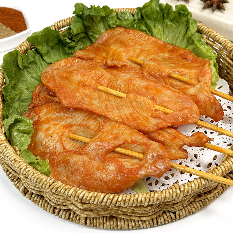 里脊肉片手抓饼 家用里脊肉串里脊肉新鲜 冷冻油炸小吃烧烤半成品