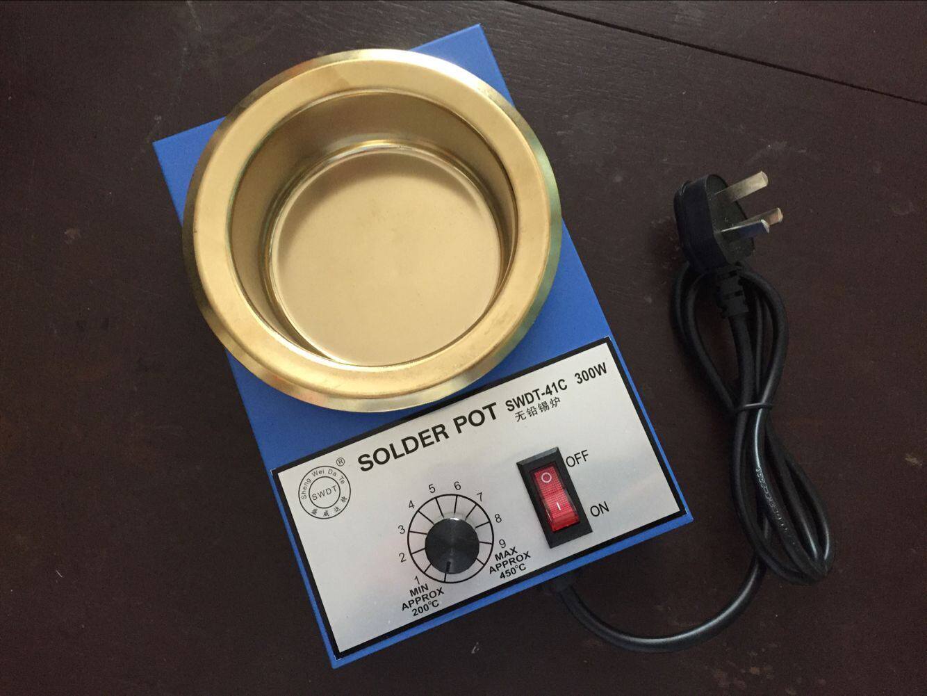 熔化炉直柄式手提焊锡锅熔锡炉熔铅条融铅炉化铅炉融化铅丝