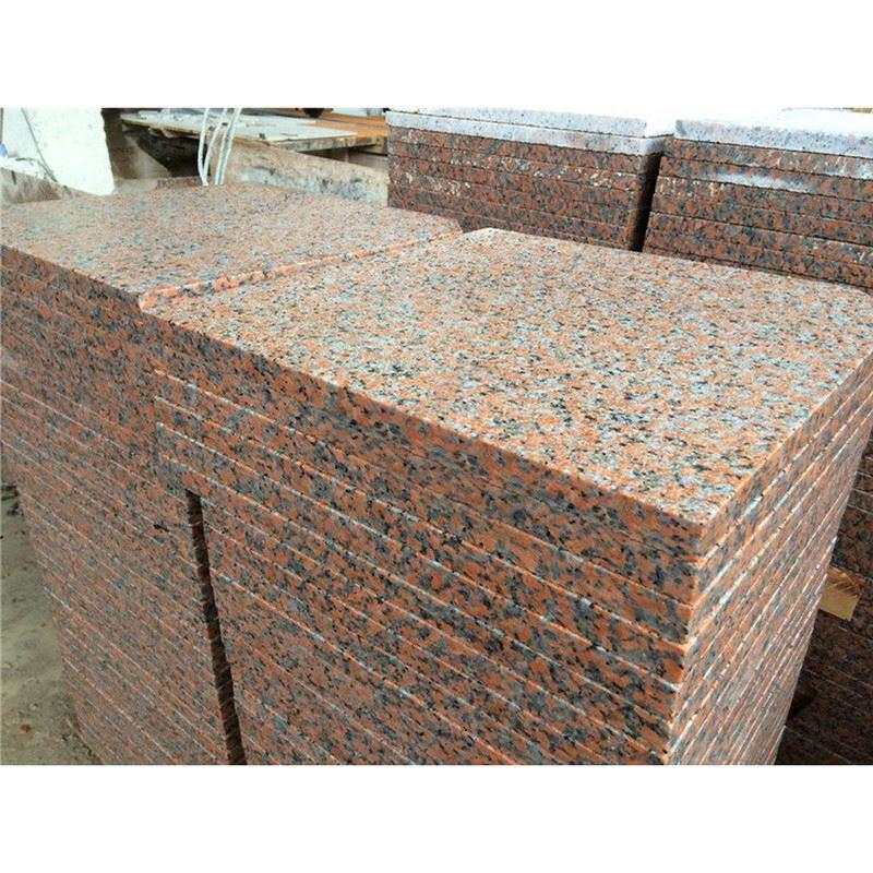 大理石地砖中国黑芝麻白黑路沿石路牙石荔枝面火烧面板花岗岩石