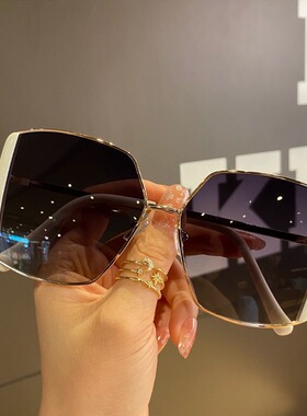 2026新款女太阳镜金属眉框