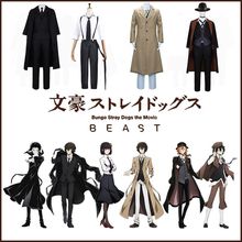 文豪野犬cos服中原中也cos太宰治黑时代cosplay服装男女假发帽子