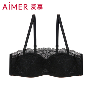 爱慕内衣女春日序曲中厚模杯小胸聚拢防走光抹胸文胸胸罩AM128261