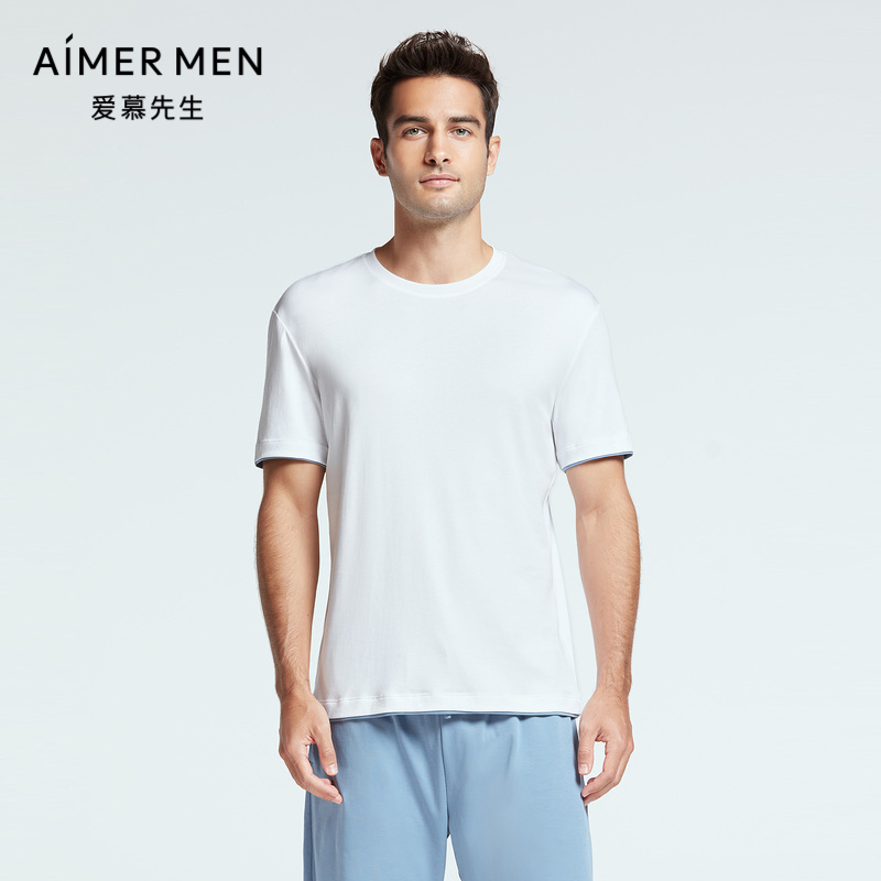 爱慕先生睡衣可外穿短袖上衣