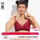 爱慕爱美丽内衣无钢圈小胸聚拢蕾丝红品丝绒加厚文胸IM17BAY1
