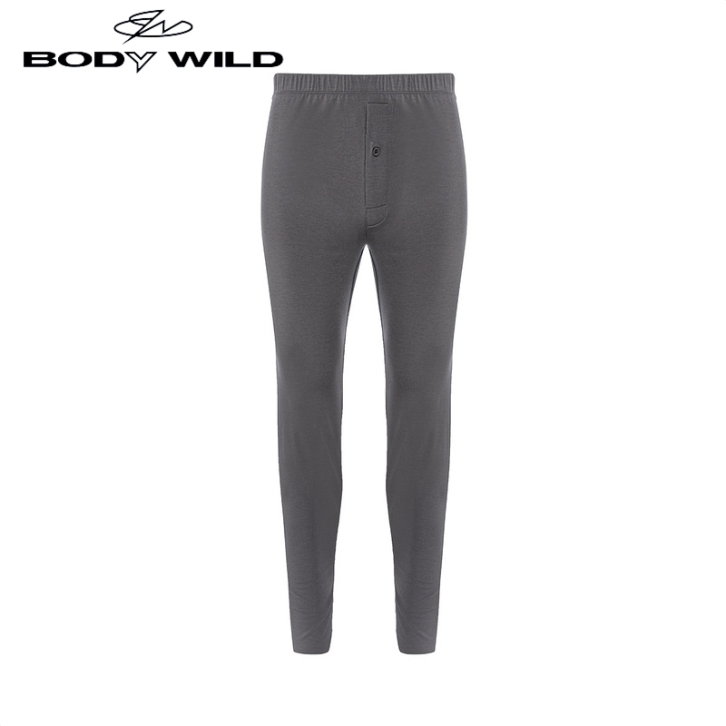 BODY WILD23新款抓绒暖衣包腰长裤软糯抑菌保暖内衣男士ZBN73DB3