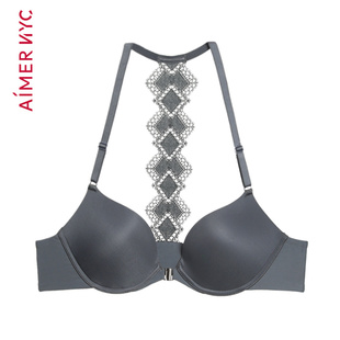 aimer 4加厚模杯前扣文胸AN110111 NYC爱慕WILLIAMSBURG威廉斯堡3