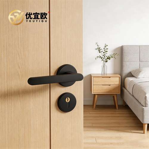 磁吸室内门锁双锁舌静音
