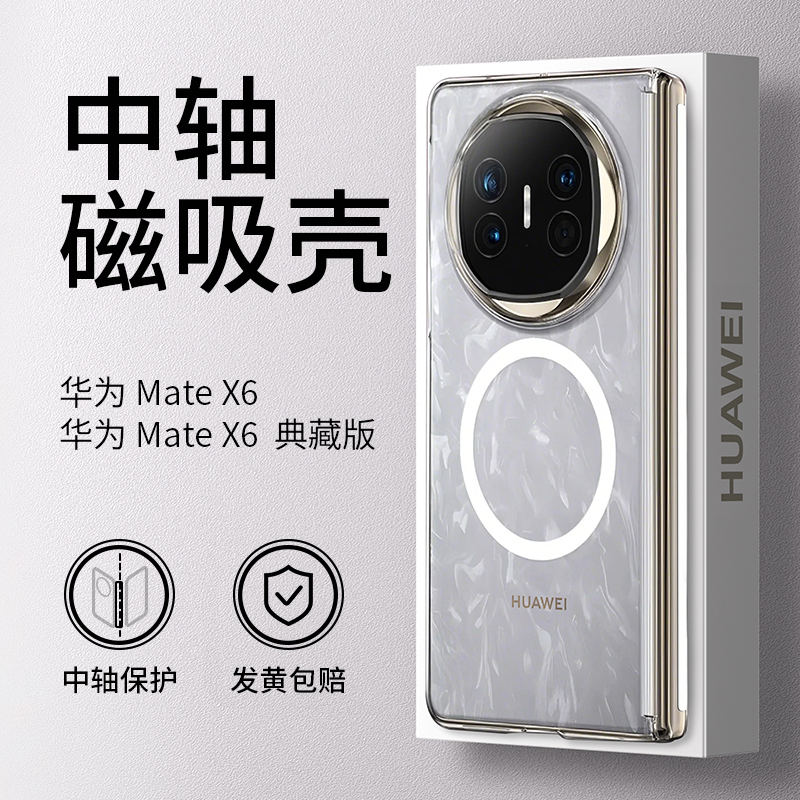 【中轴磁吸】华为MateX6手机壳