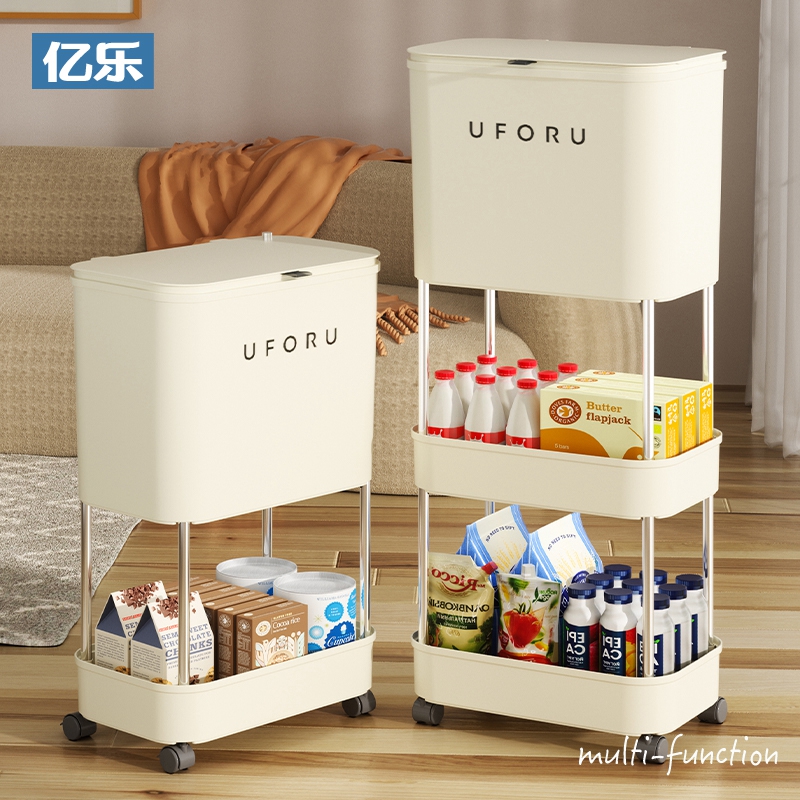 置物架零食多层落地收纳