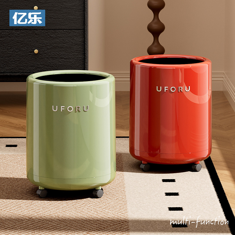 中古风垃圾桶2025新款高颜值