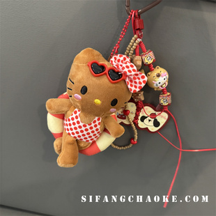 尼龙绳书本卡通游泳圈包包挂件书包耳机套链条手机壳装饰