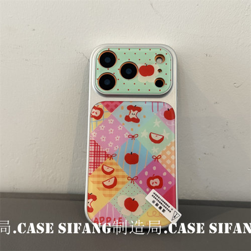 苹果格子菱形创意大视窗适用iPhone17ProMax手机壳17/16/16Pro套个性16PM壳