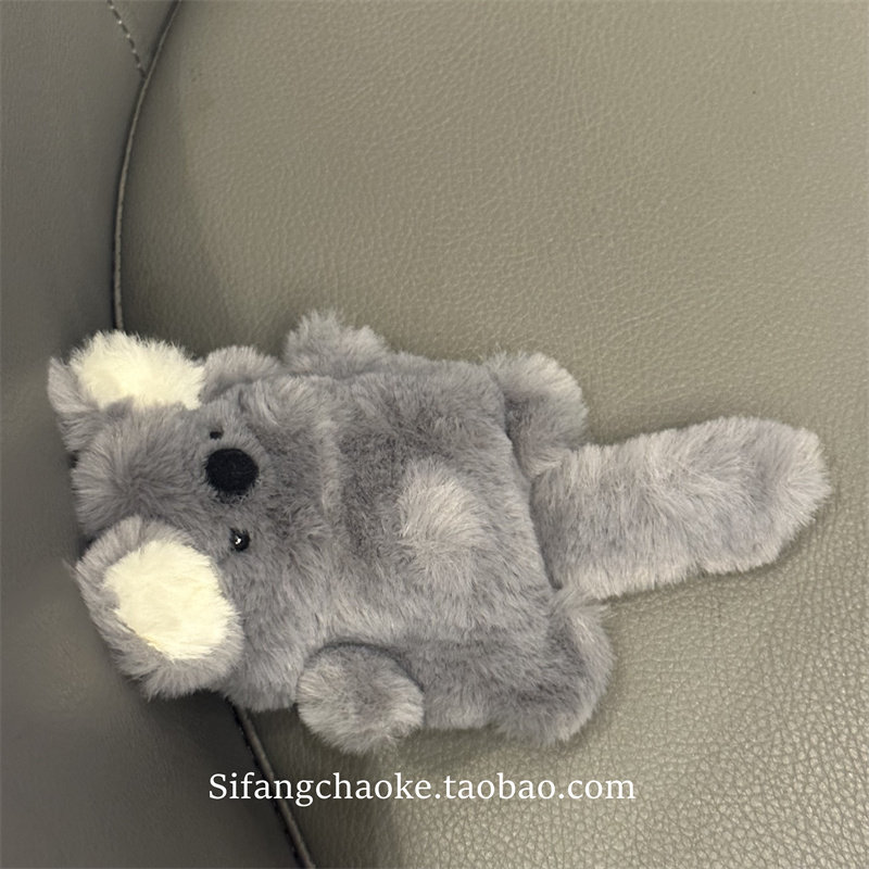 早秋毛绒可爱灰色适用airpods Pro耳机套苹果1/2代硅胶3代个性百搭男女简约,3C数码配件,耳机保护套,淘宝优惠券,粉丝福利购,淘宝优惠卷