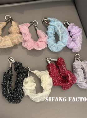 立秋小碎花车钥匙扣链条手机壳挂件饰品耳机套装饰书包挂件