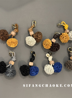 小型款miu 系鞋子扣创意PU皮流苏早秋串色包包链条手机壳饰品