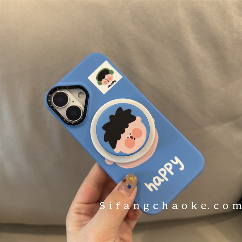 菲林壳男女孩磁吸支架适用iPhone16ProMax手机壳15/14/13Pm套个性15P壳气质情侣